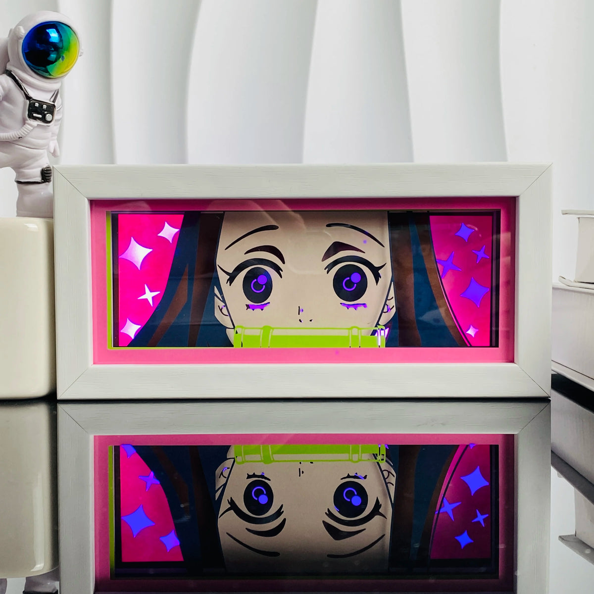 Lámpara decorativa de anime con efecto 3D