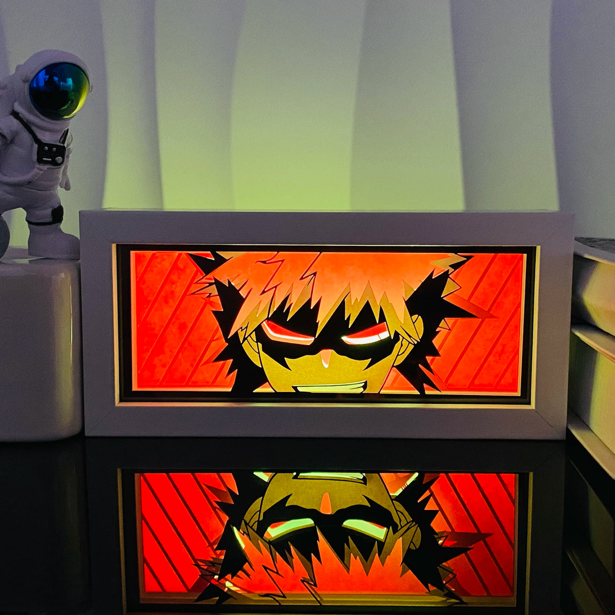 Lámpara decorativa de anime con efecto 3D