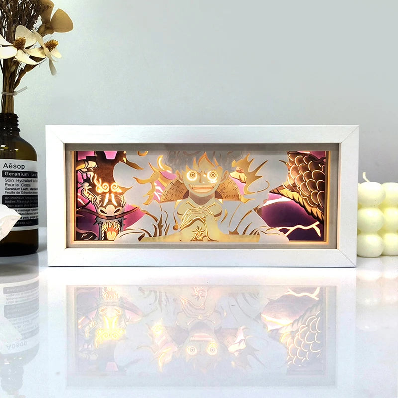 Lámpara decorativa de anime con efecto 3D