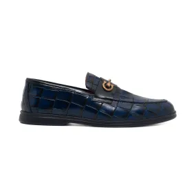 Arie Navy Blue Loafer