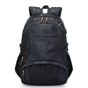 Durable School Bookbags Travel Laptop Backpack with USB Charging Port