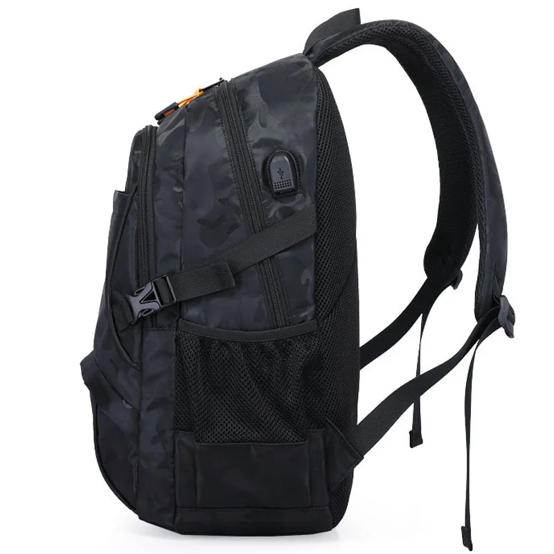 Durable School Bookbags Travel Laptop Backpack with USB Charging Port