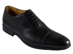 Florsheim 25596 Full-Grain Leather Young Men's Shoe - Cap Toe Oxford - Black