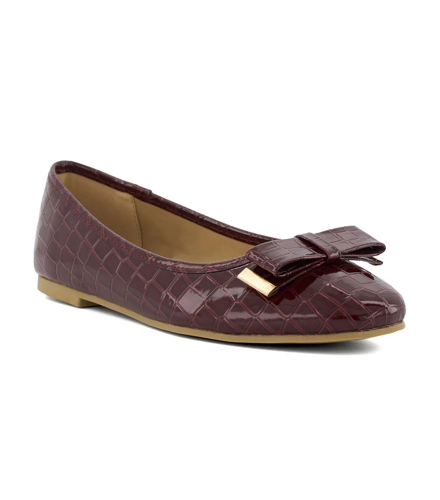 Hannah Ballerina Burgundy