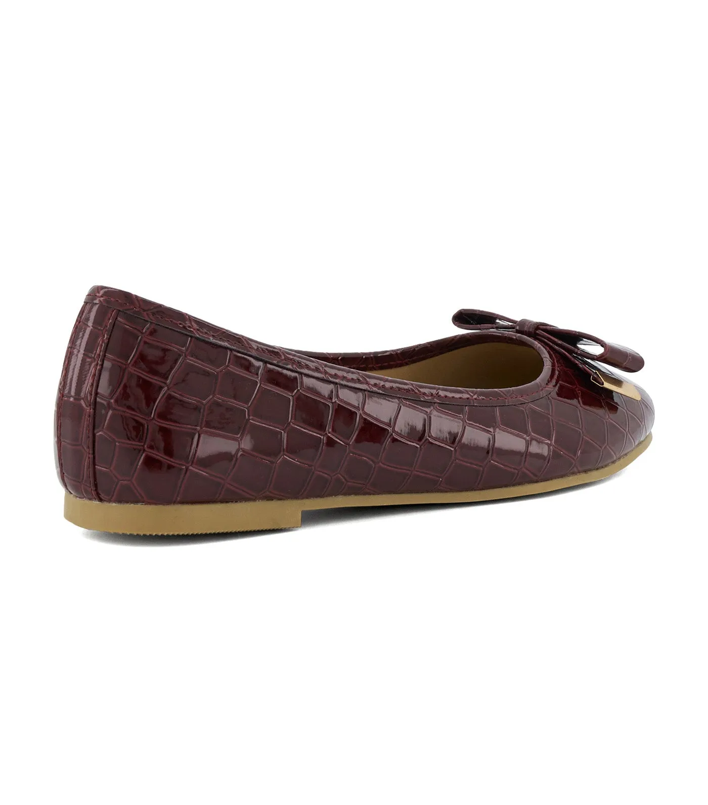 Hannah Ballerina Burgundy