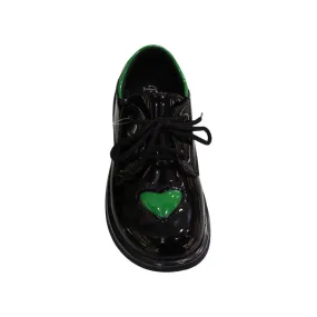 Heart Detail Lace-up Shoes