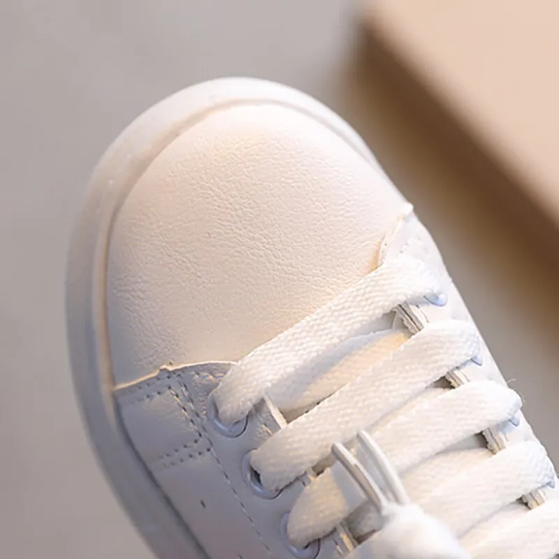 Kids Sneakers Boys Girls Sneakers PU Leather Kids Sneakers Shoes Lightweight Boys Girls Sneakers Casual Girls Shoes Boys Shoes