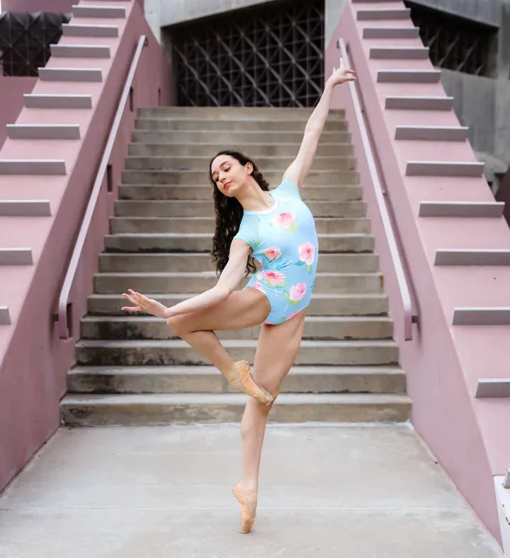 Ladies Rosie Blue Faith Leotard