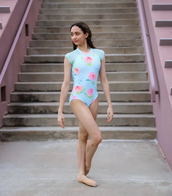 Ladies Rosie Blue Faith Leotard