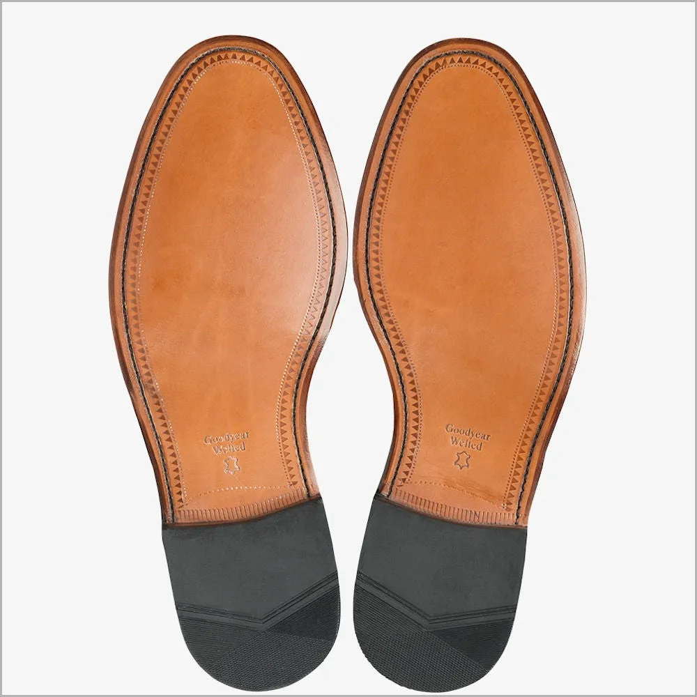 Loake Royal Black Leather Shoe Size 8.5 Only/