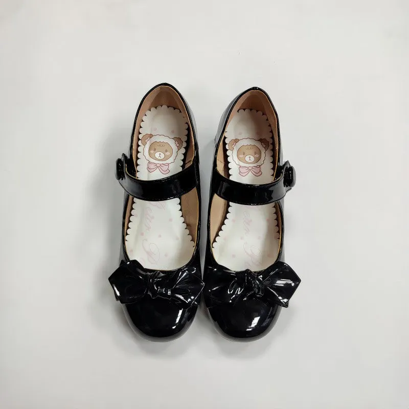 New Lolita Bow French Mary Jane Elegant Fairy High Heels