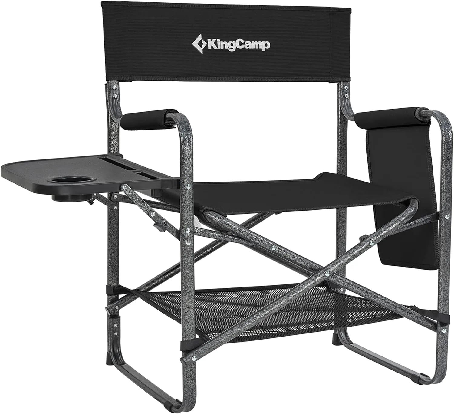 Premium Camping Throne: 400 lbs Support with Convenient Storage - Set of 2 Cozy Red La-Z-Boy Chairs for Outdoor Comfort