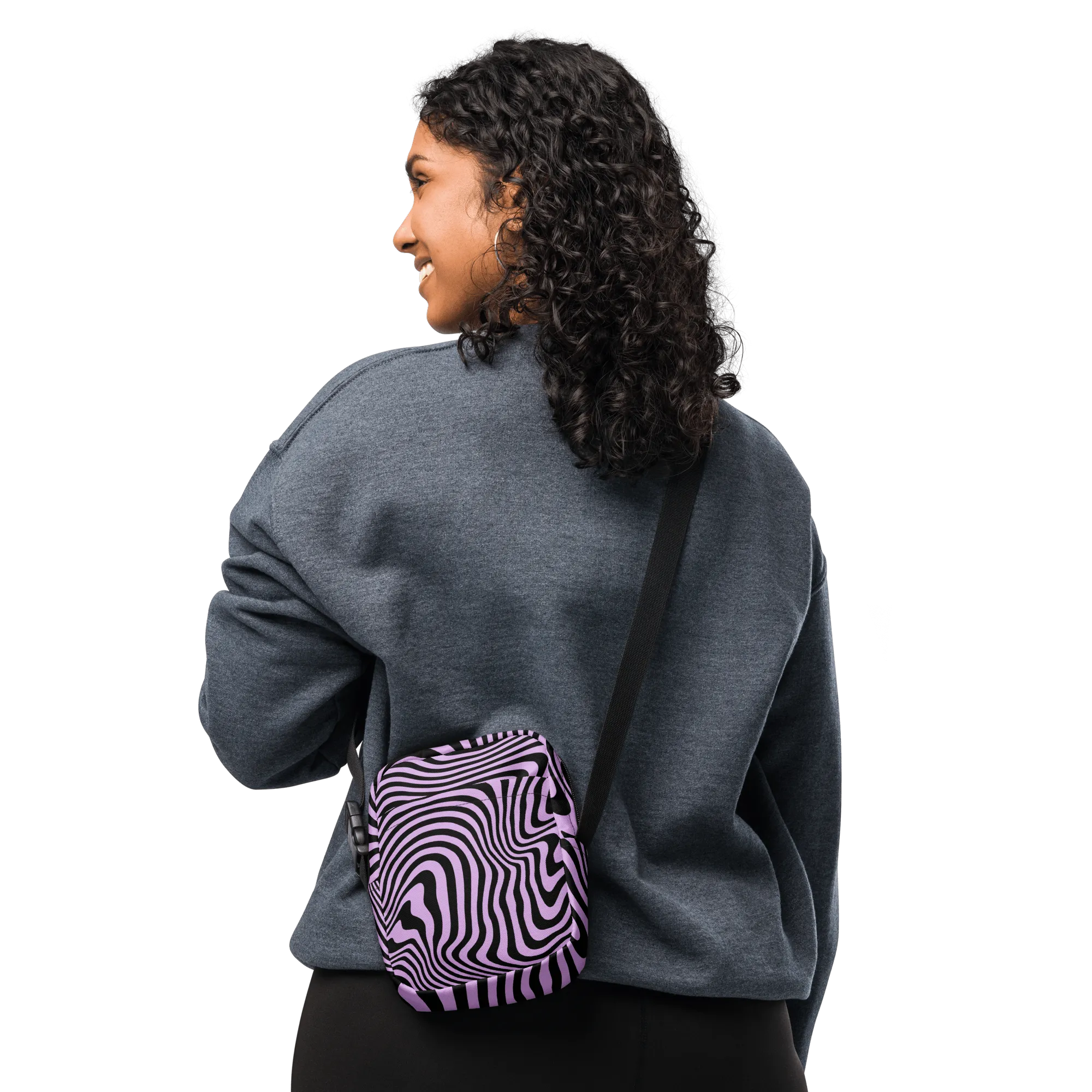 Retro Ripple Crossbody Bag