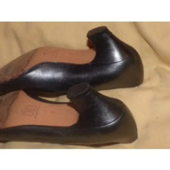 Saint Laurent Vintage MOD Silver Pewter Almond Toe Heels