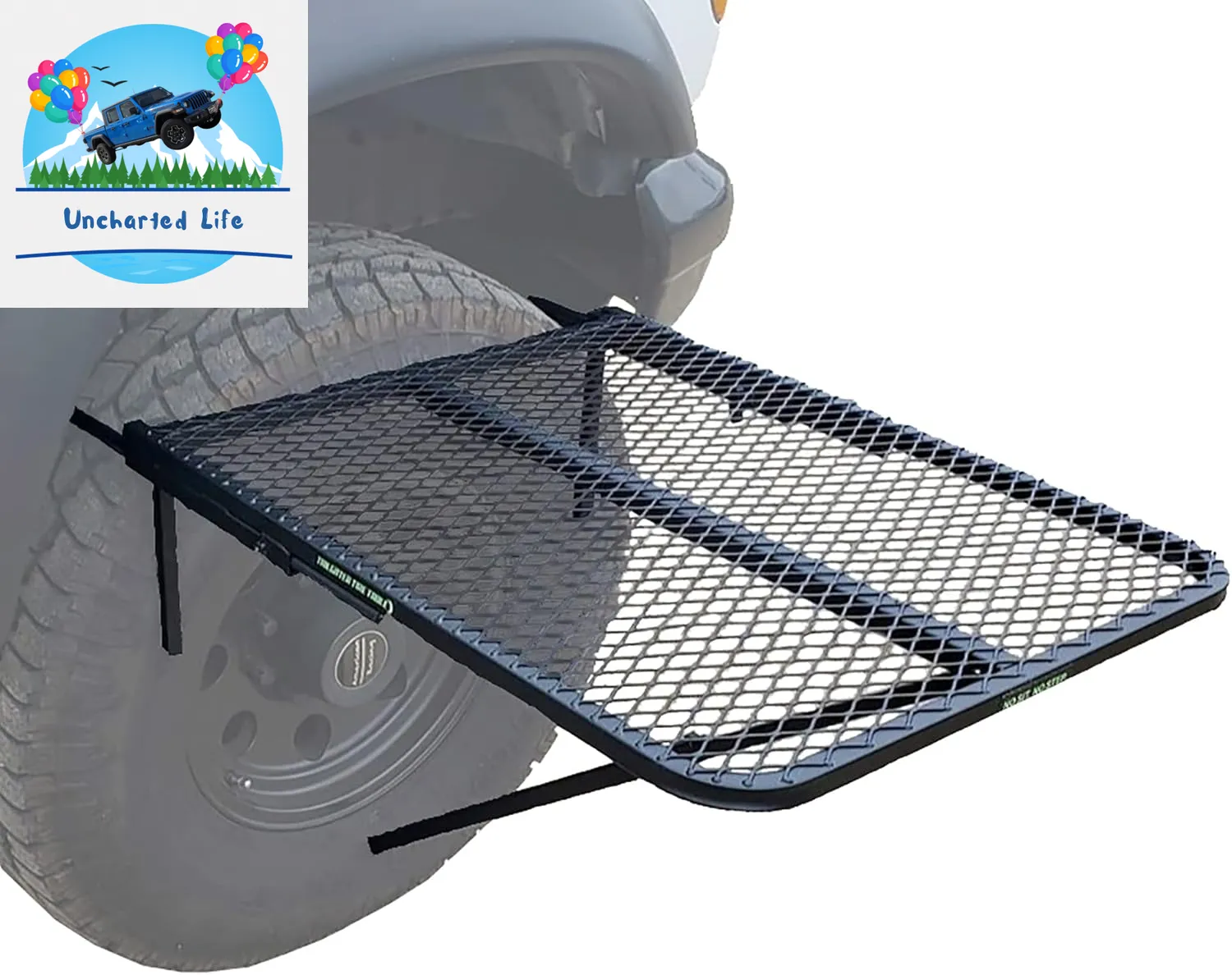 Sturdy Vehicle-Mounted Outdoor Table for Camping