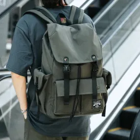 UAKISS  -   Fashion Drawstring Backpack for Men Oxford Waterproof 17.3 inch Laptop Mochila Large Capacity Travel Durable College Backpack